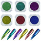 8 Box 5ML Chameleon Mirror Glitter Powder- Shining Glitter Powder Gorgeous Laser Colorful Mirror Powder (D85)(N4)(1U85)