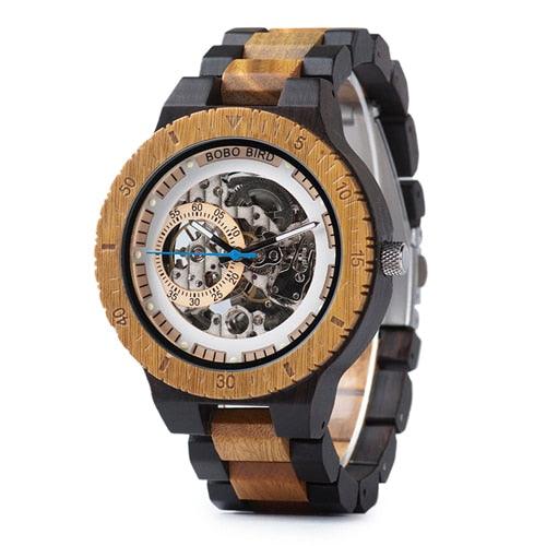 Great Wooden Mechanical Watch - Luxury Watch (1U82)
