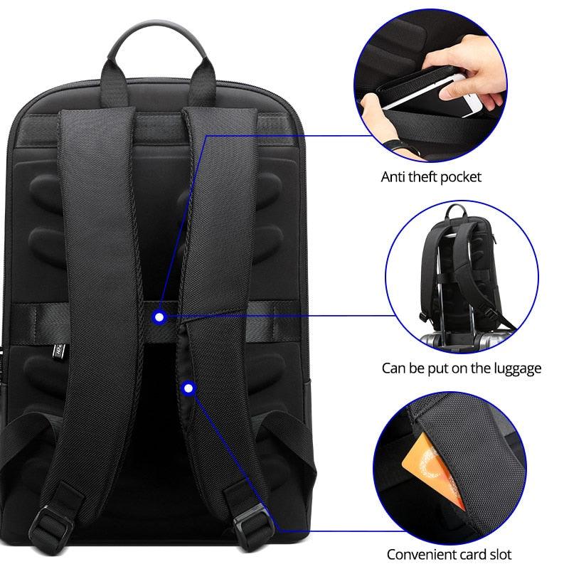 Great Backpack - Slim Laptop Backpack - 15.6inch Fashion Office Waterproof (1U78)