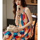 Sexy Women's Nightdress - Flowers Spaghetti Strap Nightgowns - Summer Hot Sleepwear - Dress Plus Size (ZP2)