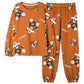 Cute Women's Pajamas Sets - Plus Size - Femme Nighty Casual Cotton Sleepwear - Cartoon V-Neck (ZP1)(F90)