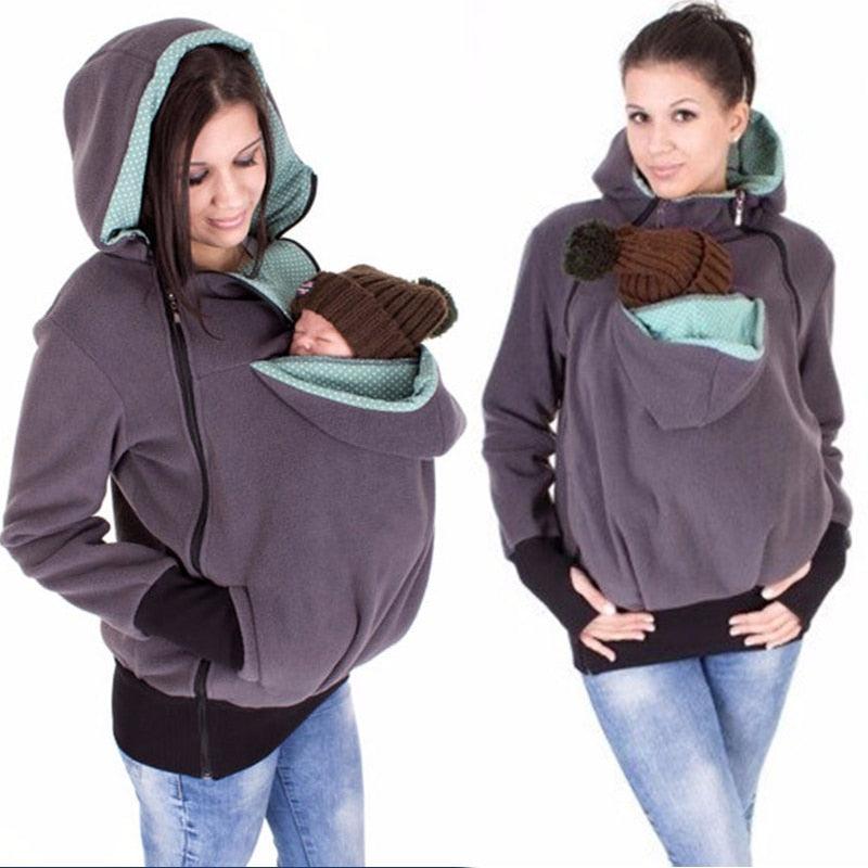 Gorgeous Baby Carrier Jacket - Hoodies Sweatshirts Coat - Pregnant Women Pregnancy Baby Wearing Coat - 8 Color 3XL (D4)(Z4)