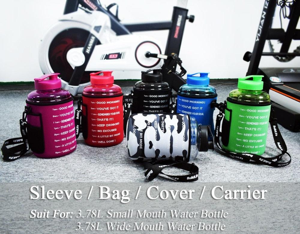 Great Bag Sleeve Bottle Cover Carrier With Shoulder strap Suitable For Quifit 2.2L 2.5L 3.78L Gallon Water Bottle (No Bottle Included)(FHB)(1AK1)(1U24)(F24)(1U101)(1U9)(F101)