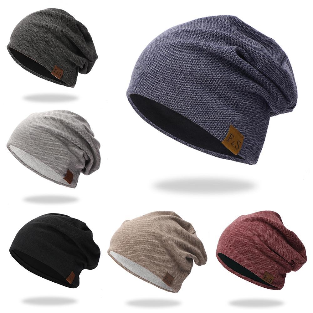 Beanies Cap - Casual Lightweight Thermal Elastic Knitted Cotton Warm Hat (2U103)