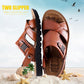 Genuine Leather Sandals - Summer Classic Men Slippers - Soft Comfortable Walking Footwear (MSC6)