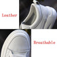 Big Size Women Cool Sneakers - Autumn Leather Light Footwear - Female Platform Vulcanized Shoes (BWS7)(F41)