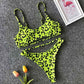 Cute Sexy Push Up Women Swimwear - Solid Bikini Low Waist - Hollow Out Swimsuit - Female Bandage Bathing Suit - Beachwear (TB8D)(F26)