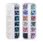 9pcs/Set 3D Nail Art Rhinestone Set 2 box+5 Wheels Nail Crystals Glitter Rhinestone Nail Kits Set (N8)(1U85)