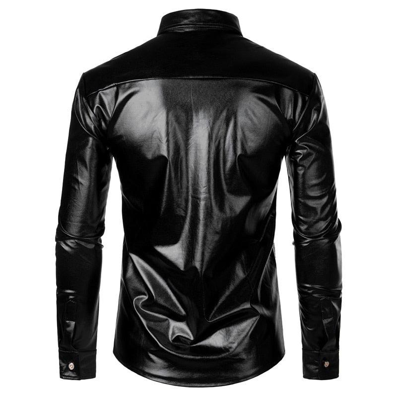 Trending Sequin Glitter Dress Shirt - Men Shiny Long Sleeve Disco Part Deals DejaVu Trending Sequin Glitter Dress Shirt - Men Shiny Long Sleeve Disco Part Deals DejaVu