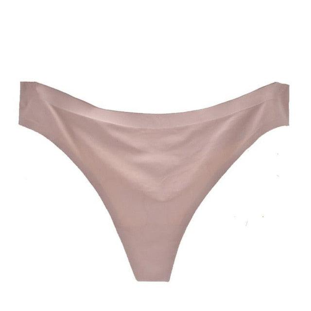 Great Sexy Women's Underwear - Silk G String Solid Seamless Panties - Lingerie Silk Panties (2U28)