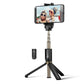 BS3 3 in 1 Wireless bluetooth Selfie Stick Tripod Mini Extendable Monopod Universal For iPhone For Samsung Stable (RS)(1U50)