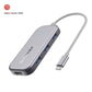 7 in 1 USB C Data Hub 3-Port USB 3.0 TF Card Reader PD Charging 4K HDMI Display for MacBooks for iPad Laptop (CA2)(1U52)