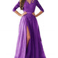 Gorgeous Trending Side Split Dresses - 3/4 Sleeves - Wedding Guest Dresses - Party Dress (D18)(WSO3)(WSO2)(WSO5)(WSO4)