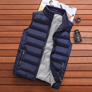 Vest Jacket - Men's New Autumn Warm Sleeveless Jacket - Winter Casual Waistcoat Vest (T3M)(F8)