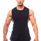 New Plain Tank Top - Men Gyms Stringer Sleeveless Shirt Fitness Clothing (TM7)