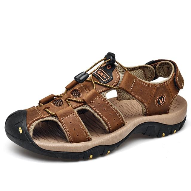 Classic Men's Sandals - Summer Comfortable Men Outdoor Sandals (MSC6)(F12)