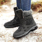 Great Women's Winter Snow Boots - Fur Women Waterproof Ankle Boots - Slip on Warm Plush Boots (D38)(D85)(BB1)(BB5)