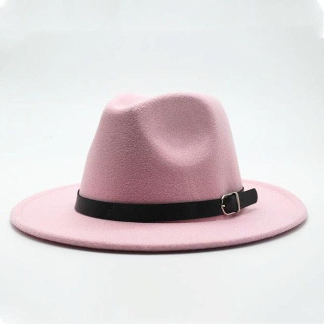 Great Winter Autumn Imitation Woolen Fedoras Top Jazz Hat - European American Style (WH8)