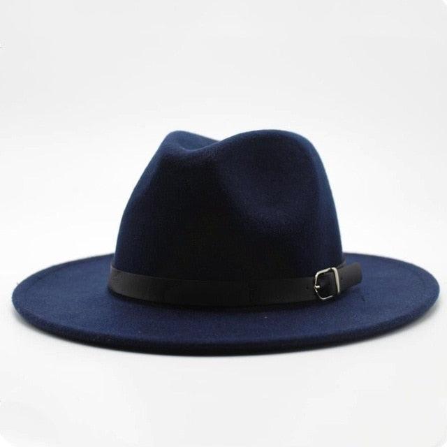 Great Winter Autumn Imitation Woolen Fedoras Top Jazz Hat - European American Style (WH8)