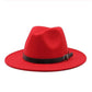 Great Winter Autumn Imitation Woolen Fedoras Top Jazz Hat - European American Style (WH8)
