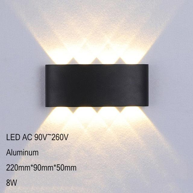 Brief LED Waterproof indoor wall light modern aluminum wall lamp - sconce outdoor stair (LL1)(LL2)(LL3)