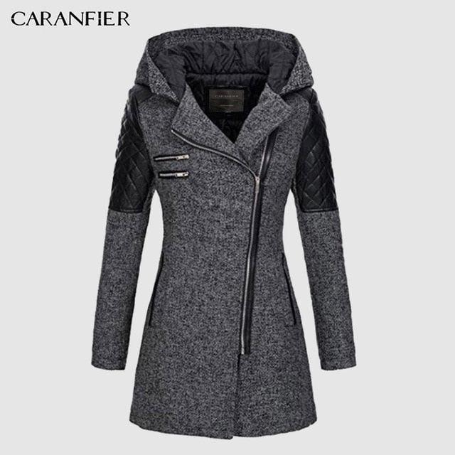 Cute Women Warm Slim Thick Jacket - Overcoat Winter Outwear - Hooded Zipper Coat - Women's Down Jacket (D23)(D20)(TB8A)(TB8B)(TP3)