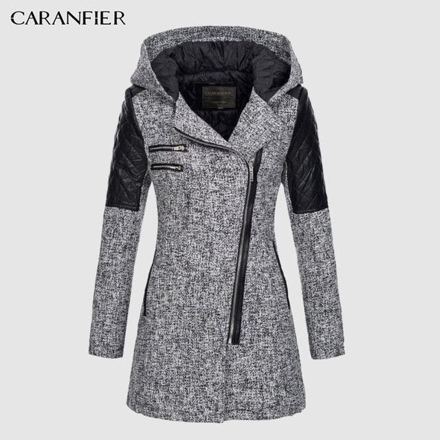 Cute Women Warm Slim Thick Jacket - Overcoat Winter Outwear - Hooded Zipper Coat - Women's Down Jacket (D23)(D20)(TB8A)(TB8B)(TP3)