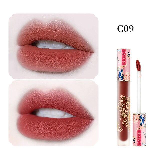 Liquid Lipstick Lip Gloss Lightness Pretty Semimatte Waterproof Long Lasting Satin Nourish Moisturizing Smooth Soft(M3)(1U86)(F86)