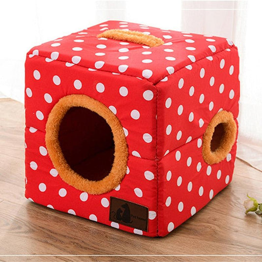 Cat Pet House - Bed For Dogs Cats Small Animals Products (D75)(9W3)(8W3)