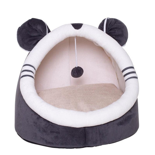 Gorgeous Soft Pet House Cat Bed - Cute Solid Soft Warm Bed (9W3)(F75)
