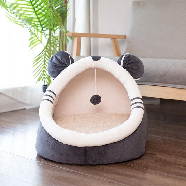 Gorgeous Soft Pet House Cat Bed - Cute Solid Soft Warm Bed (9W3)(F75)