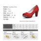 Beautiful Round-Toe Heel Women's Waterproof Shoes - Ultra High Heel Large Size Shoes (SH1)(SH3)(CD)(WO5)(WO3)(WO4)