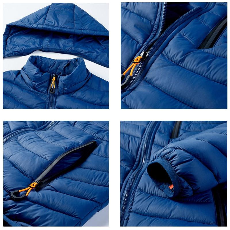 New Waterproof Winter Jacket - Men Hoodies Warm Winter Coat - Thicken Zipper Jackets (TM4)(F100)