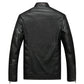 Faux Leather Jackets - Men High Quality Classic Motorcycle Bike Cowboy Jacket Coat (TM3)