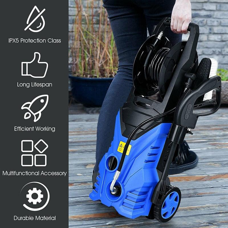 1800W 2030PSI Electric Pressure Washer Cleaner with Hose Reel (CT1)(1U60)