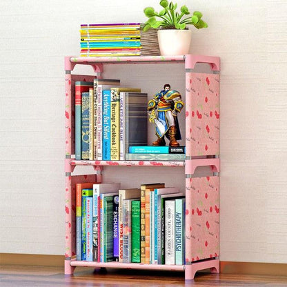 Bookshelf Storage Shelve for books - Children book rack Bookcase for home (FW4)