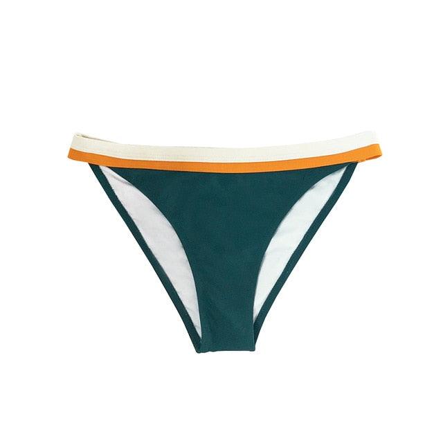 Trim Low Waist Bikini Bottom - Women's Sexy Single Panties Briefs (TSP4)(TB8D)