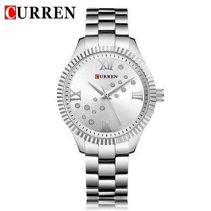 Fashion Women Watches - Luxury Wrist Watch Stainless Steel Bracelet (1U82)