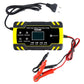 Car Battery Charger 12/24V 8A - Touch Screen, Pulse Repair LCD Battery Charger For Car, Motorcycle (D89)(7WH1)