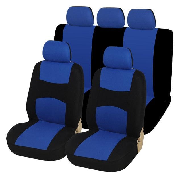Car Seat Covers - Fit Most Car, Truck, SUV, or Van - 100% Breathable With 2 mm Composite Sponge Polyester Cloth (7WH1)(F89)