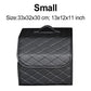 Car Trunk Organizer Bag - Collapsible Storage Box PU Leather Storage Bag - Car Trunk Stowing Tidying (D79)(3LT1)