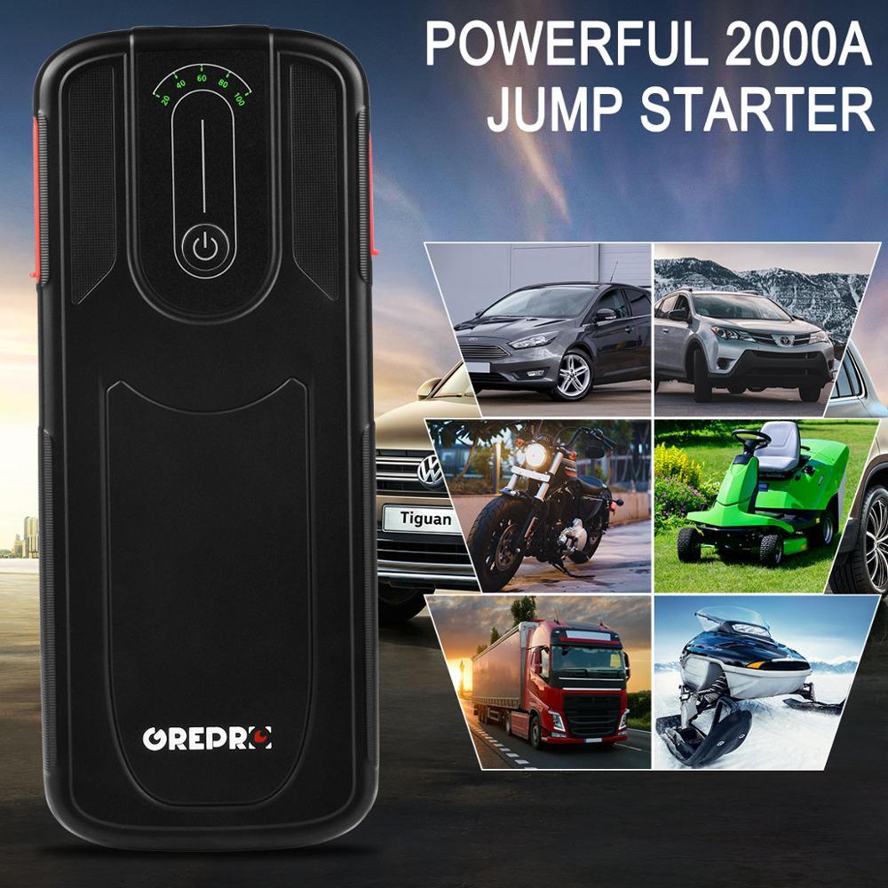 Car jump starter power bank 18000mAh 2000A Car Buster - Powerful with LED Light (CT6)(3U60)(F60)