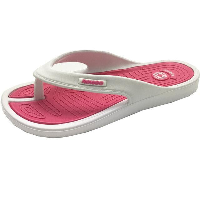 Casual Beach Women Trending Slipper Sandals - Summer Home Flat Flip-Flops (SS4)