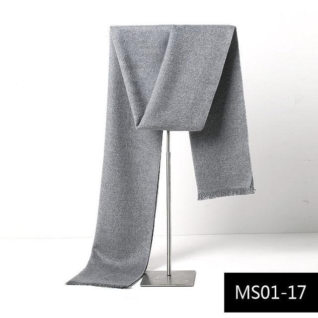 Casual Design Scarves - Tassel Winter Men's Cashmere Scarf - Warm Neckerchief Cashmere-like Scarves (MA7)(F103)