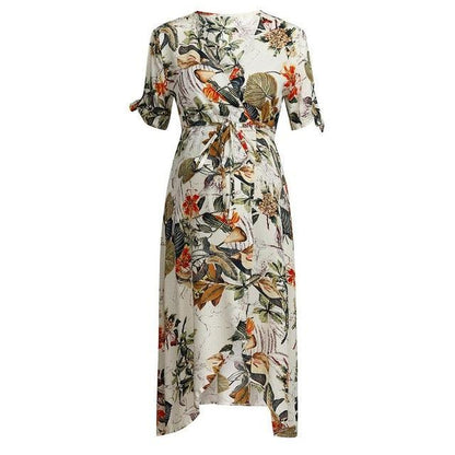 Casual Maternity Floral Dresses - Baby Shower Nursing Pregnancy Dress - Sundress Breastfeeding Dress (D5)(4Z1)(5Z1)(2Z1)(Z7)(6Z1)