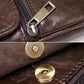 Casual Men Shoulder Bag - Vintage Crossbody Bag - Genuine Leather Handbag (3MA1)(F78)