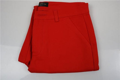 Casual Office Pure Color Women Pencil Pants - Plus Size - Straight Formal Pants - Oversized Business Trousers (BP)(F25)