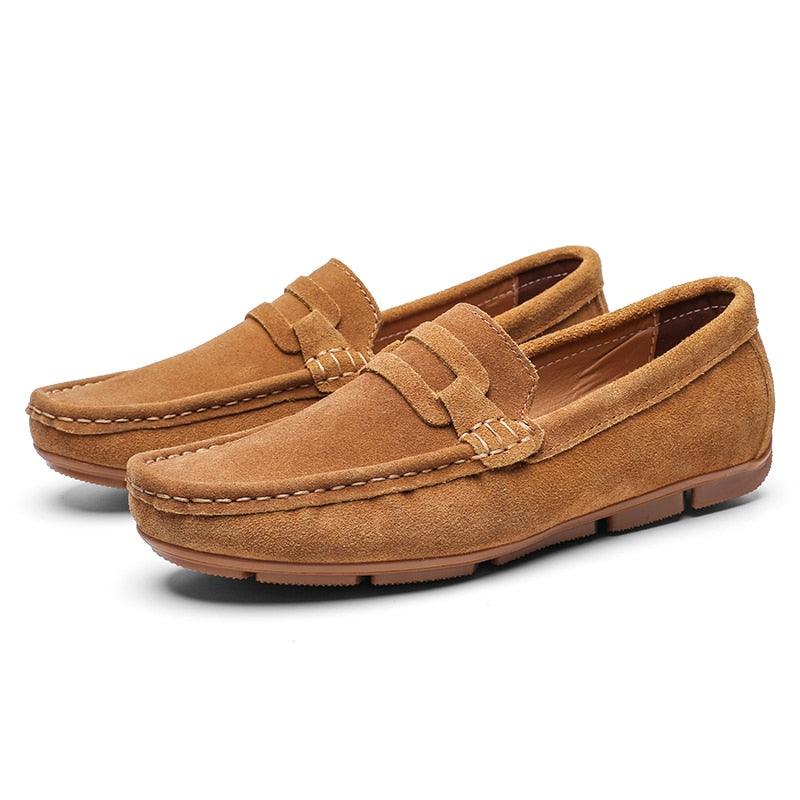 Trending Casual Shoes - Men's Loafers Leather Boat Shoes - Luxury Handmade (MSC2)(MSC4)(MSB4A)(F12)