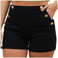 Casual Women A-line Short Pants - High Waist Summer Shorts (3U32)