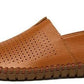 Genuine Men's Loafers Fashion Handmade Moccasins Soft Slip On Shoe (MSC2)(F12)